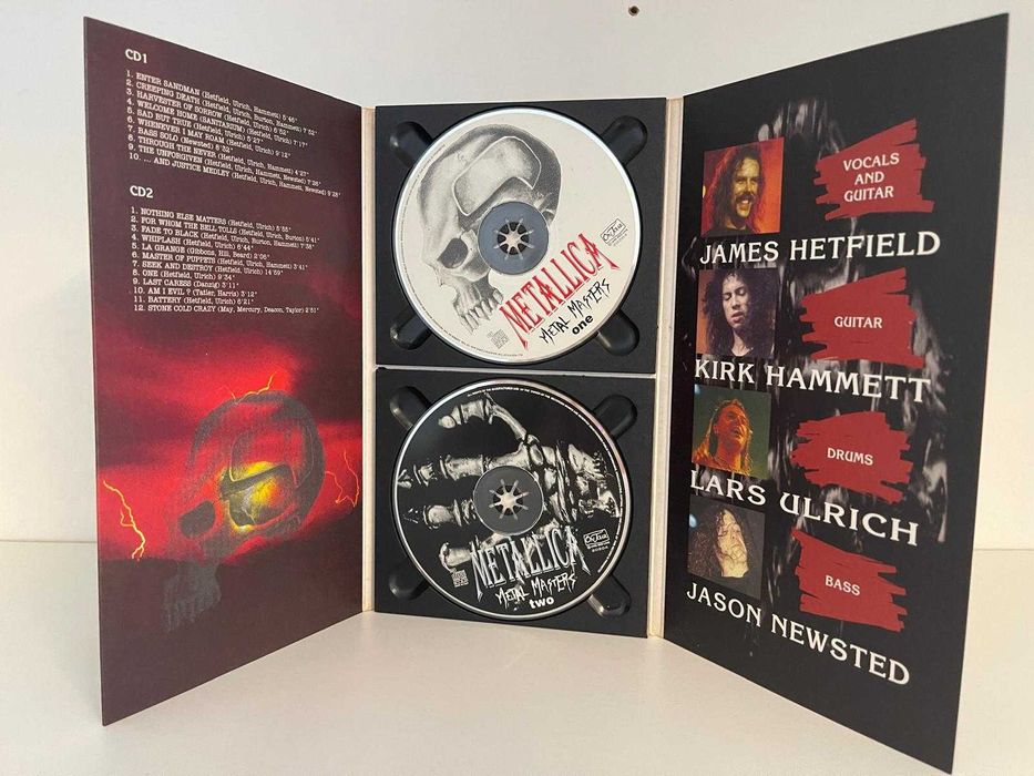 Metallica – Live at Wembley Arena 92 • Ed. Italiana Rara 2xCD Long Box