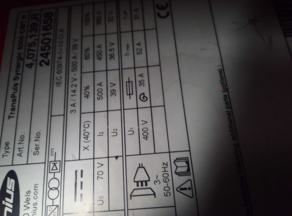 Spawarka Fronius Trans Puls Synergic 5000