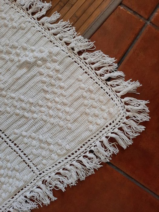 Colcha antiga crochet
