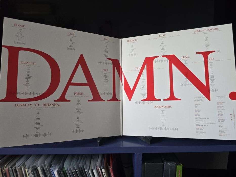 Kendrick Lamar - Damn вінілова платівка mispress mislabeled міслейбл
