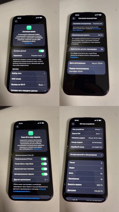 iPhone 16 pro max 256gb