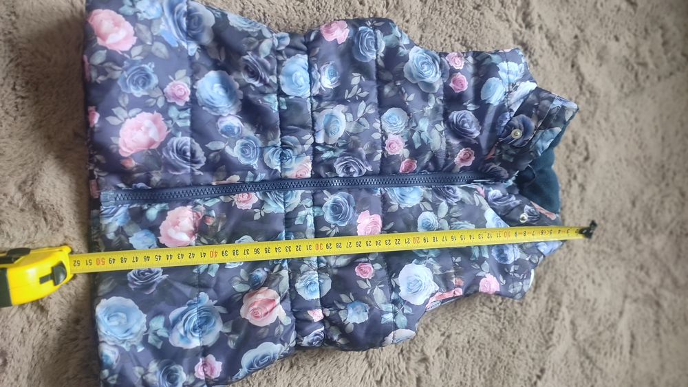 Kamizelka bezrękawnik H&M 110-122 wymiary na fotkach