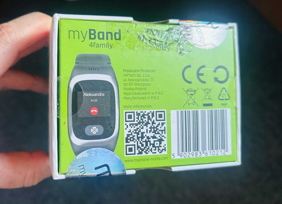 Smartwatch myPhone myBand 4Family czarny