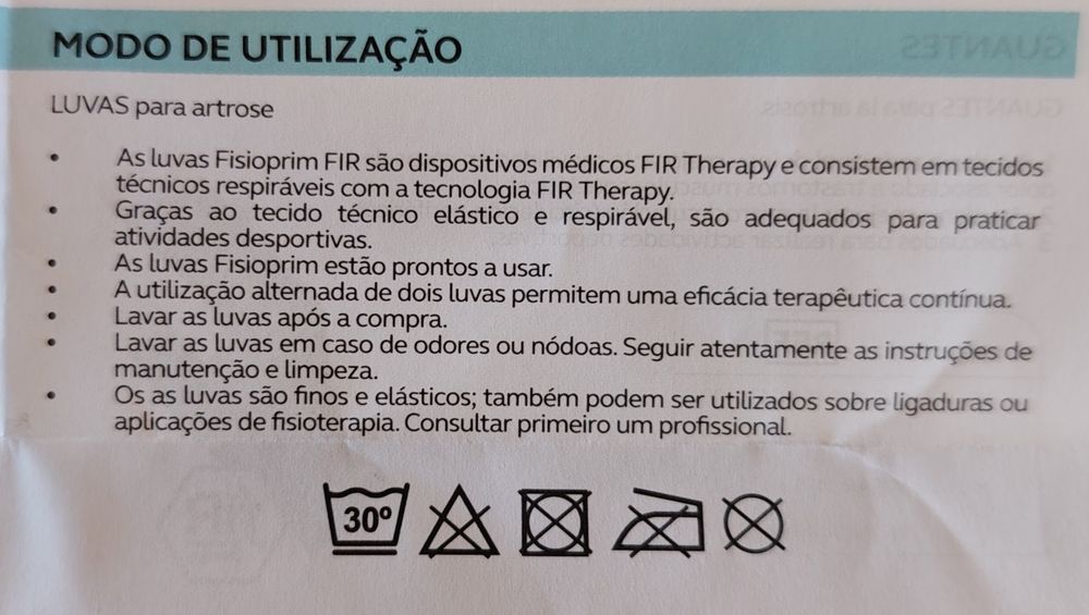Luvas terapêuticas para artrose (XS) - Novas
