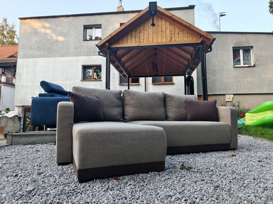 OUTLET Kanapa Sofa Rozkładana Łożko NAROŻNIK Transport Wniesienie GRATIS