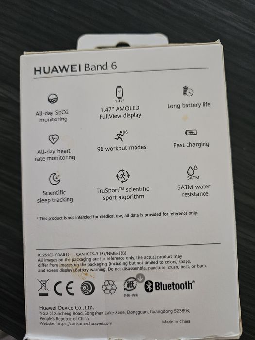 Pulseira desportiva Huawei Band 6