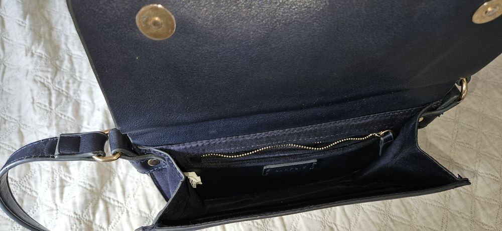 Bolsa azul escuro
