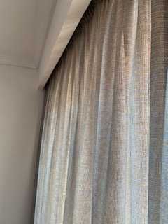 Cortina de Quarto + Calha (pronta a instalar)