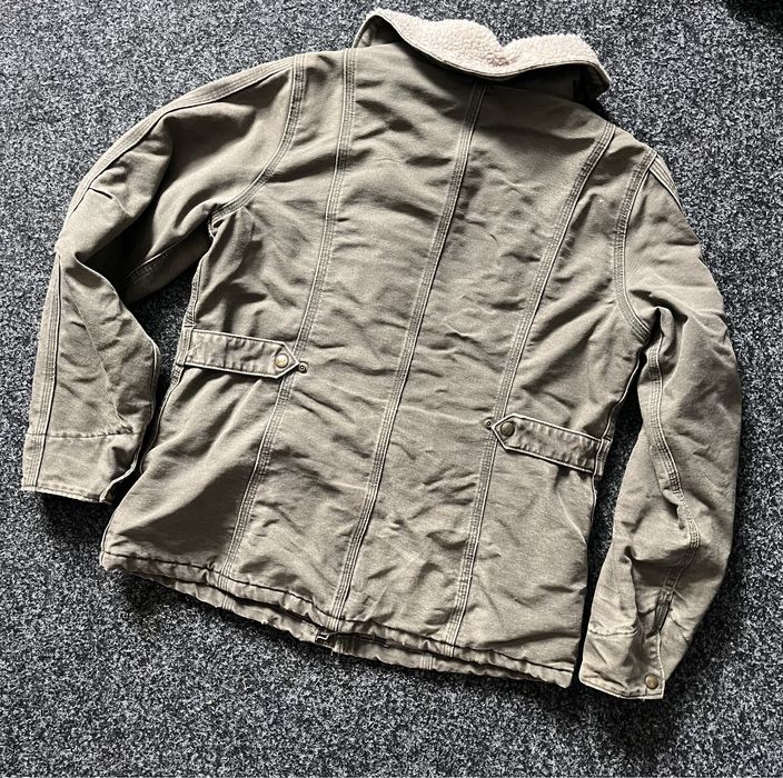 Жіноча вінтажна куртка Carhartt зелена canvas M