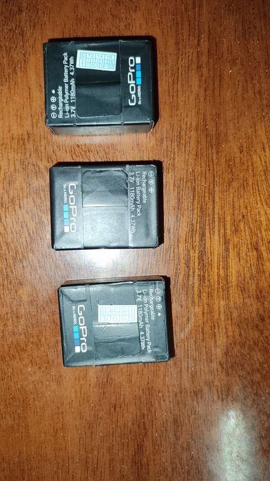 Батареї для gopro 3/4 black/silver