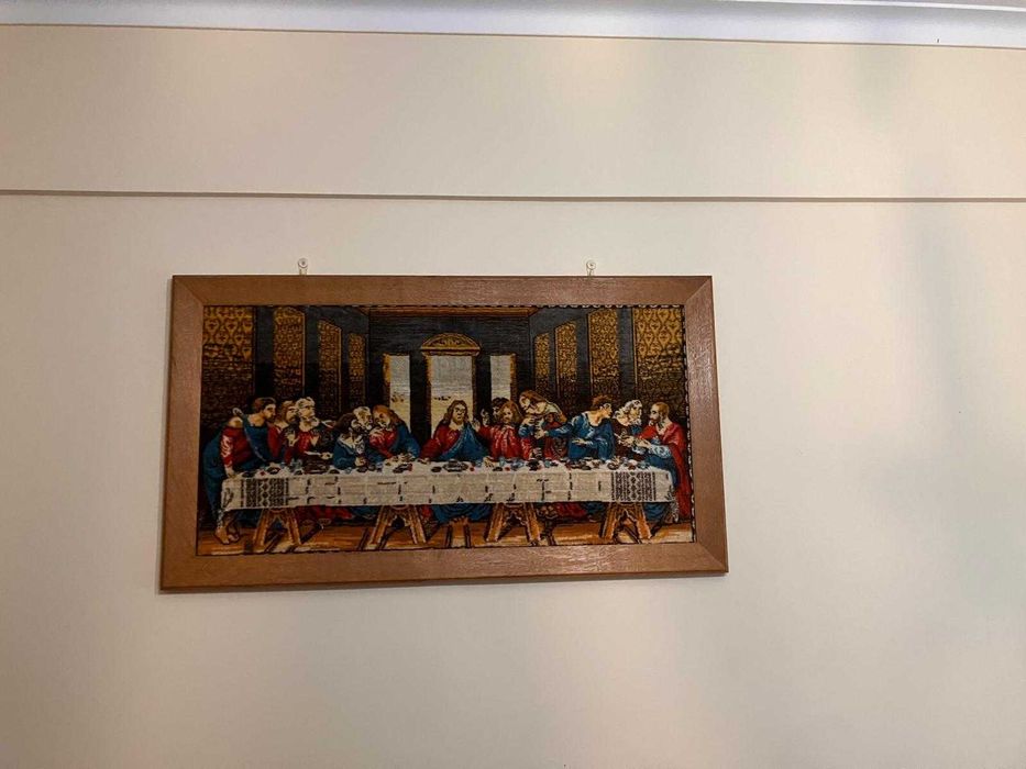 Quadro em Tapeçaria Antigo + Moldura - Amadora