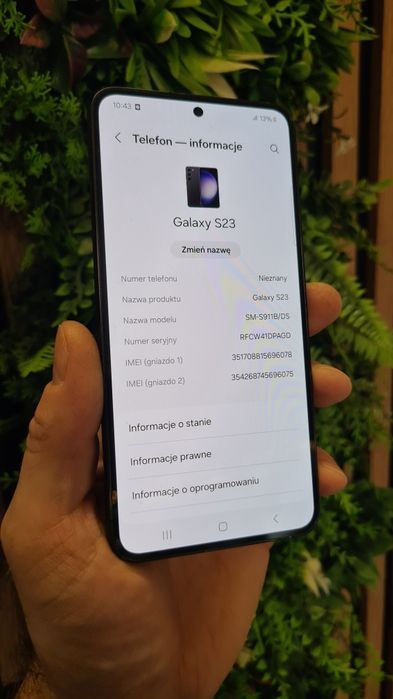 Samsung Galaxy S23 128GB bdb stan gwarancja szybka KOMIS SKUP SPRZEDAŻ