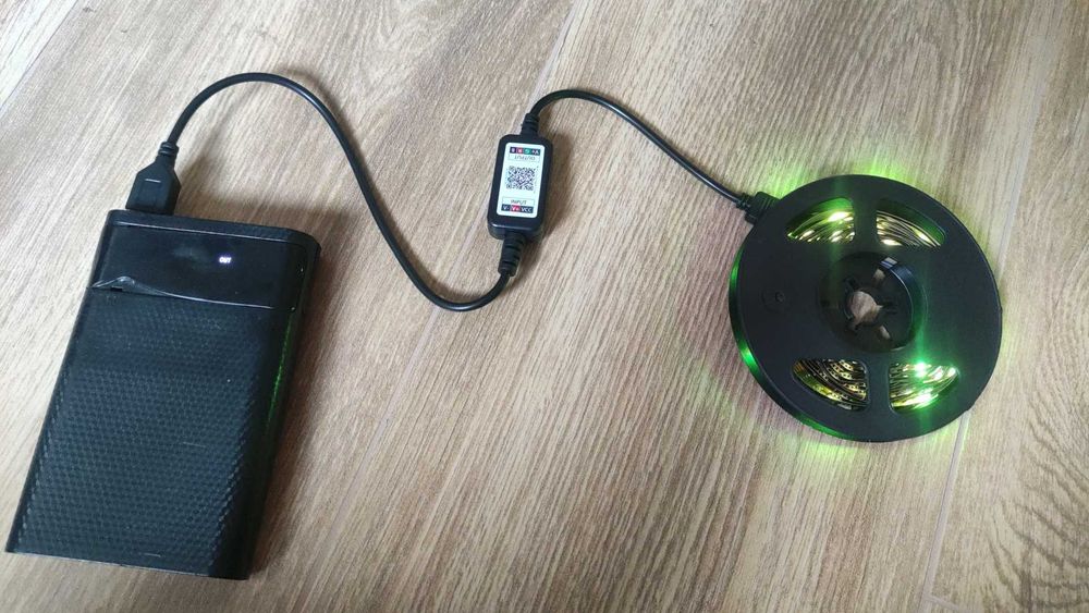 Taśma W rytm muzyki, LED USB Bluetooth do RGB Led 5V - 24V Aplikacja