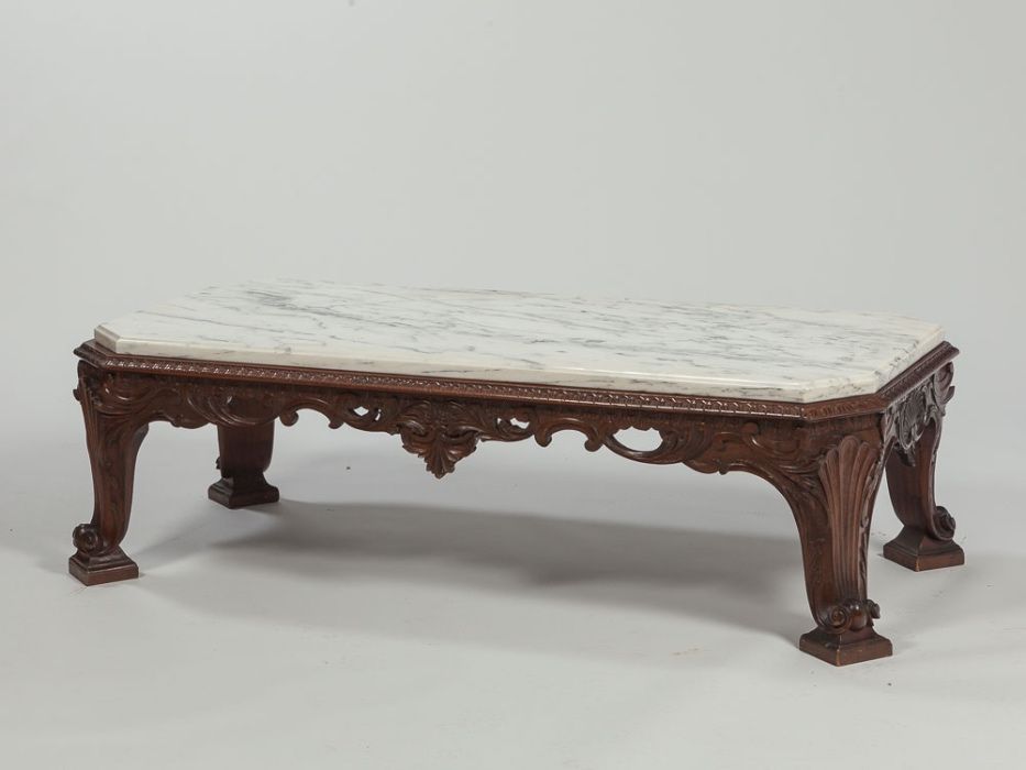 Mesa de abas/costura mogno