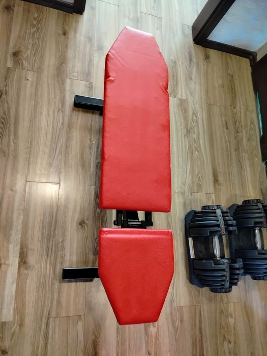 Hantle regulowane ławka obciążenie ciężarki atlas do ćwiczeń