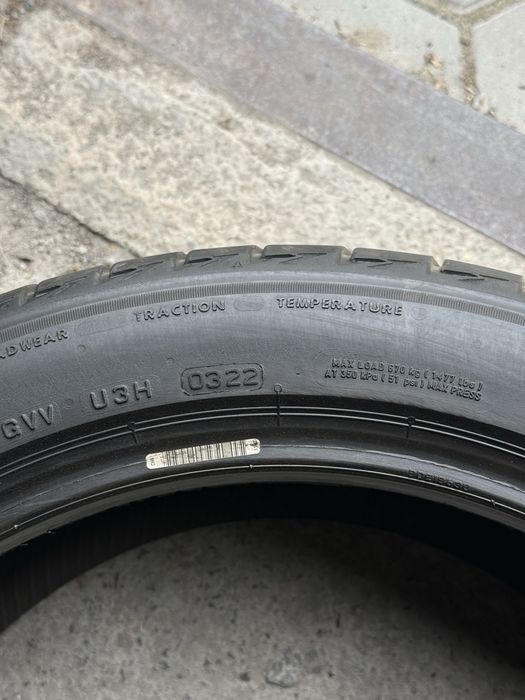 235/45/18 Bridgestone turanza t005 розпаровка одиночка літо шина б/у склад
