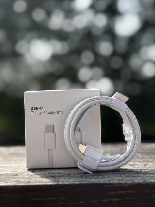 Kabel USB C 60W Biały 1m do iPhone/Android