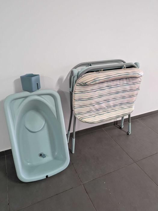 Trocador + banheira da Chicco