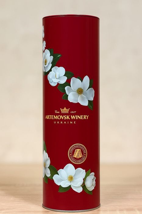 Металева подарункова туба Artemovsk Winery
