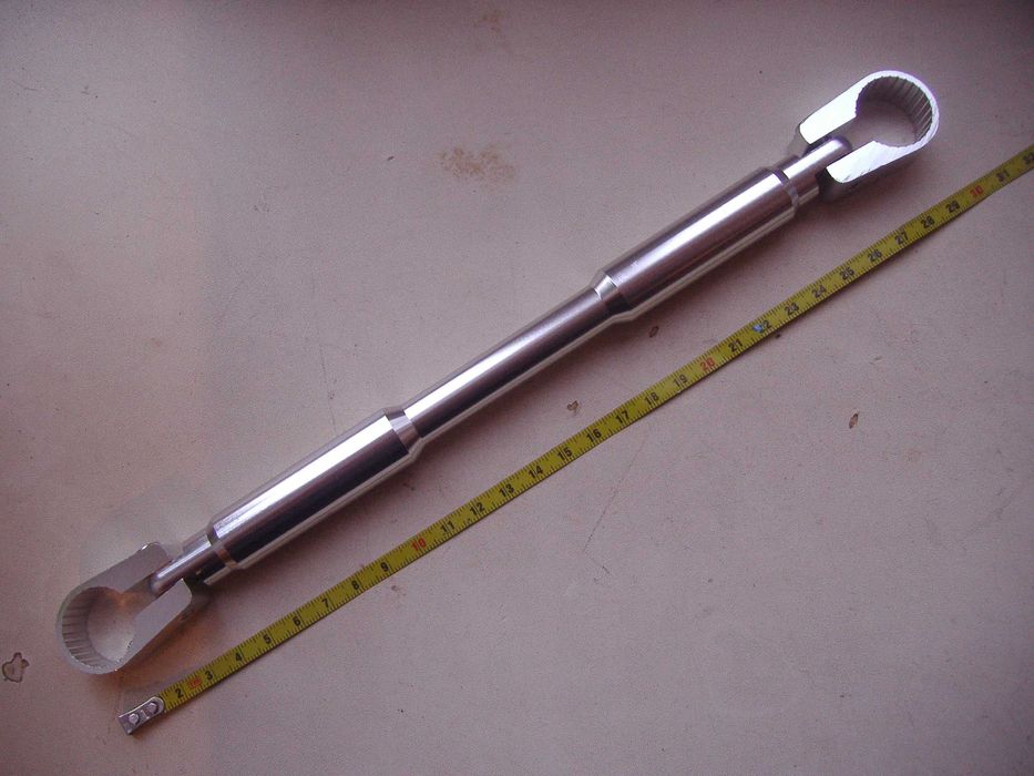 Распорка руля алюминиевая на велосипед самокат скутер (длина 30см)