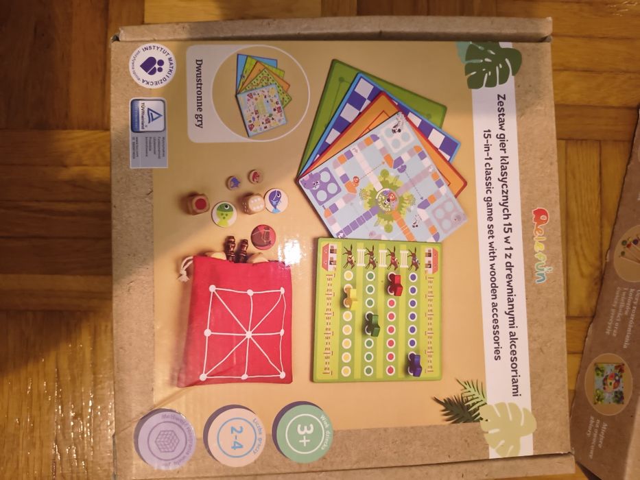 Fantastyczny zestaw drewnianych gier dla dzieci