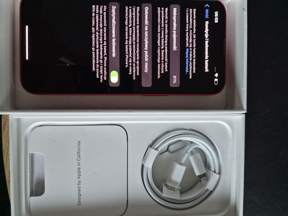 I phone 14 256 gb czerwony