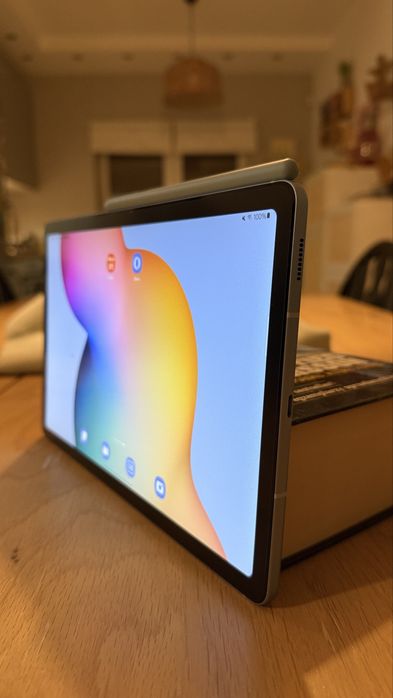 Tablet Samsung TAB S6 Lite (P613) 4/64 GB niebieski + rysik, stan bdb