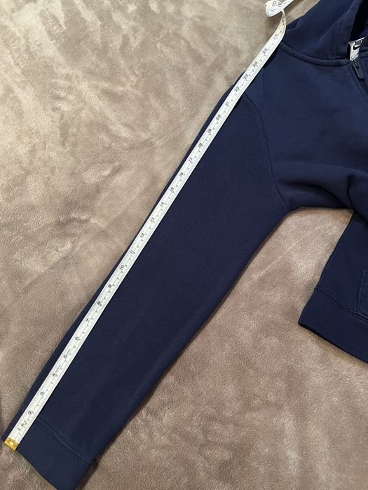 Кофта Nike зіпка,темно синього кольору розмір s