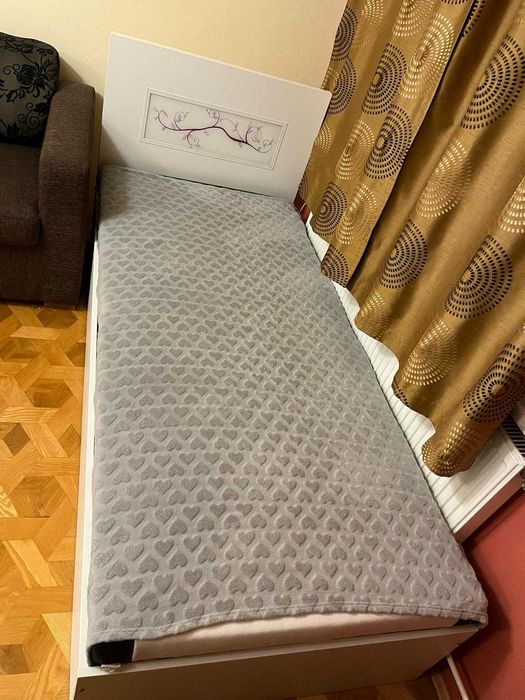 Łózko białe  Miretto 90 cm