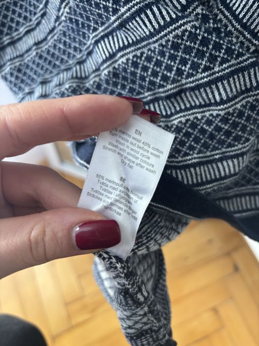 Wełniana sweterkowa sukienka dobber XS 34