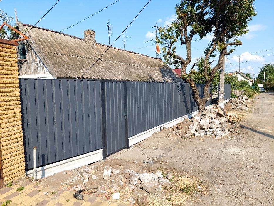 Еврозабор.Зборный фундамент.Бордюр для сада,заборов.