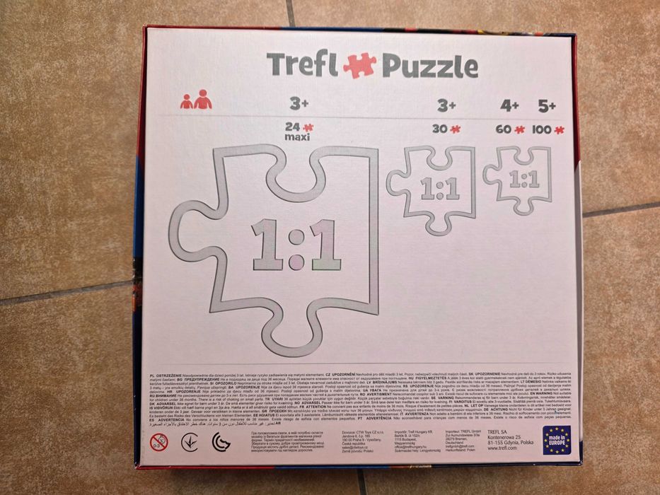 Puzzle Trefl Tomek i Przyjaciele 3 +