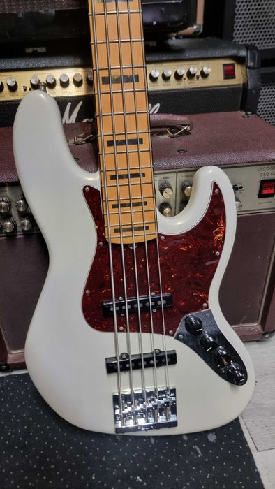 Fender American Ultra Jazz Bass V USA, Estojo Original, Edição 75 Anos
