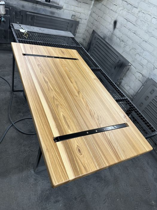 В НАЯВНОСТІ стільниця з вʼязу  1300*700*40 столешница из дерева лофт