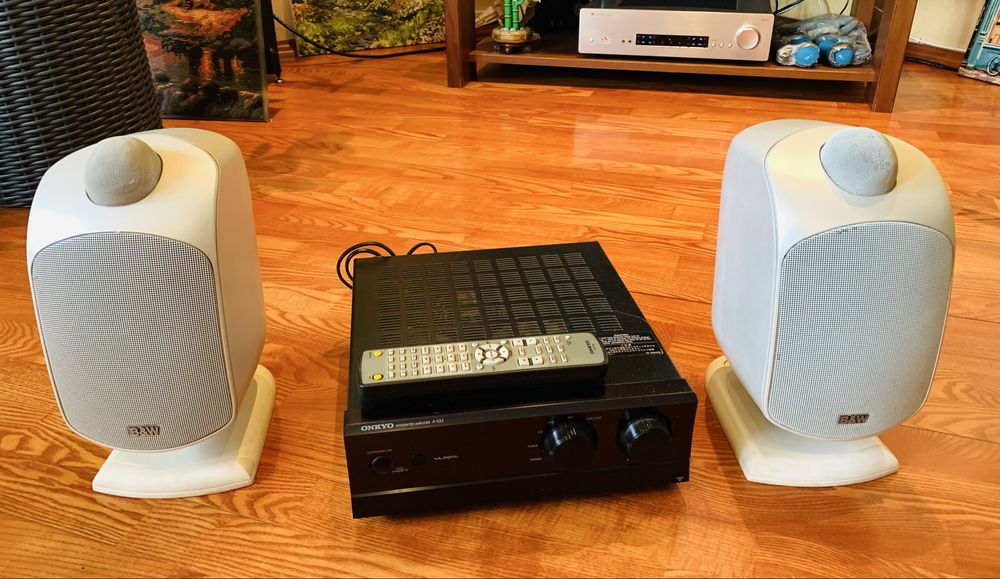 Стерео підсилювач Onkyo A933 + пара B&W LM1