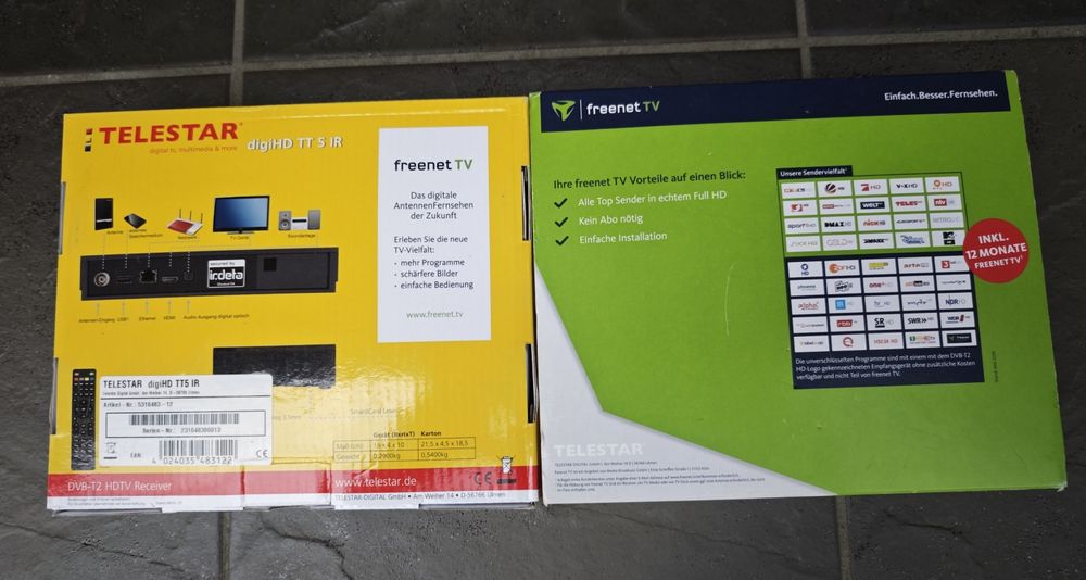 Dekoder odbiornik Telestar dihiHD TT5 IR  DVB-T2