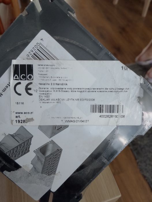 Odwodnienie liniowe skrzynka narozna