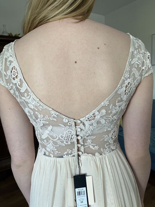 Unikat Vila tiulowa sukienka  XS Nowa