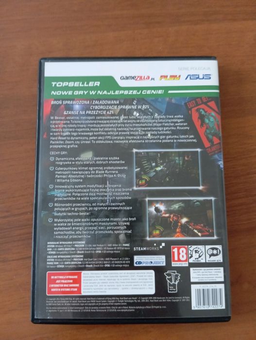 Gra na PC DVD Hard Reset