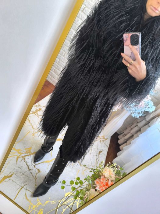 Futro piękne długi włos nowe