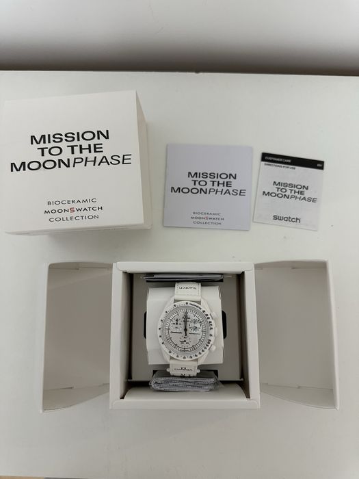 Omega x Swatch Mission To The MoonPhase Snoopy Branco