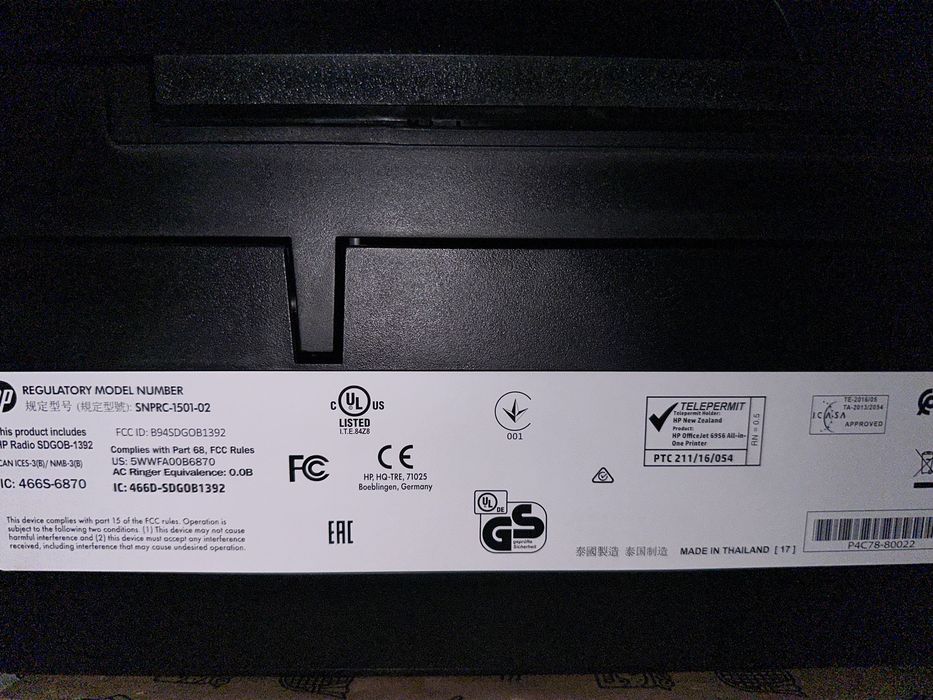 Impressora HP OfficeJet 6950 - Para Peças