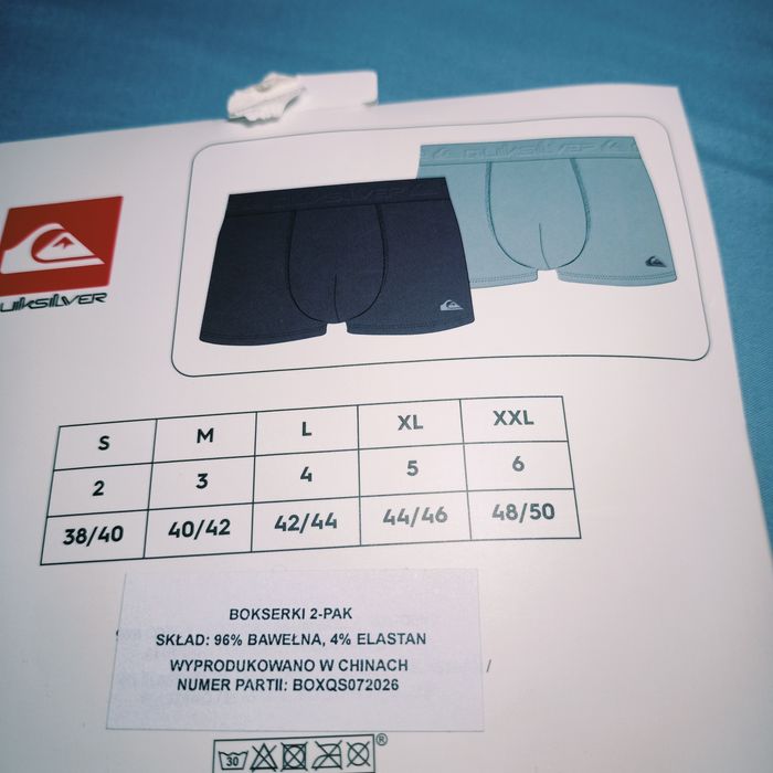 Bokserki męskie 2-pack Quiksilver M