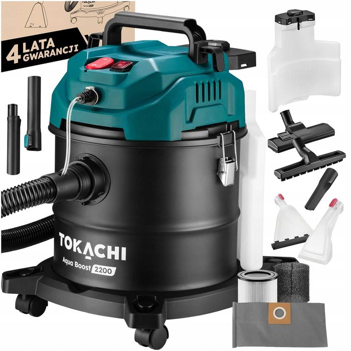 Миючий пилосос Tokachi Aqua Boost 4в1 2200 Вт. Моющий пылесос.