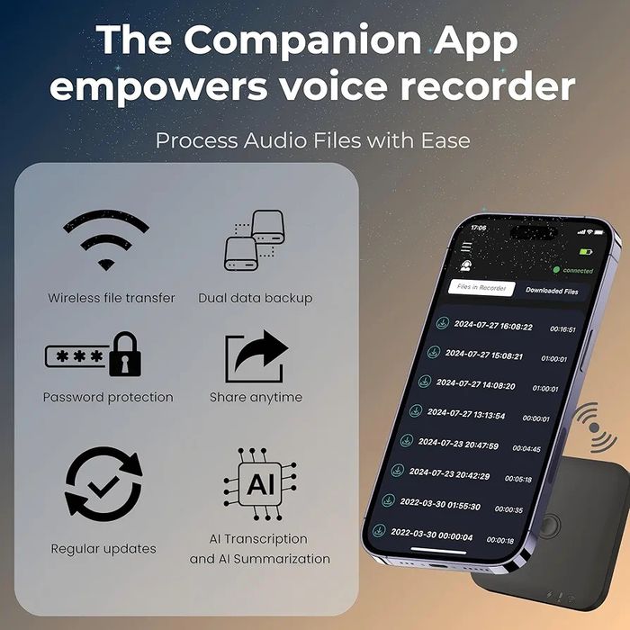 FoCase Note - диктофон зі штучним інтелектом