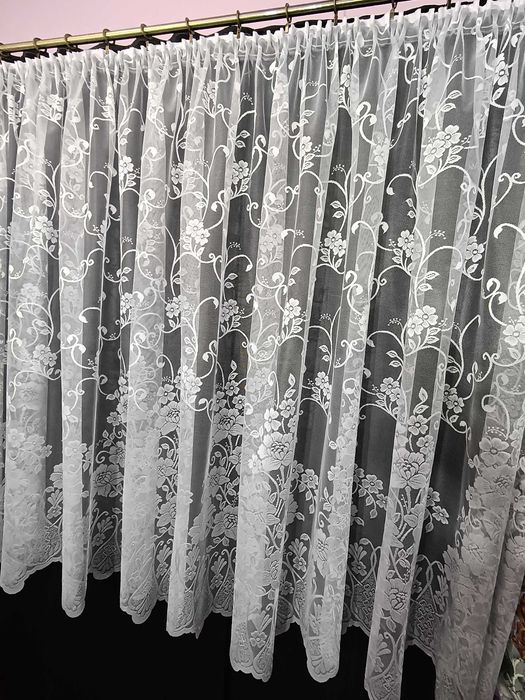 Firana Żakardowa gotowa.