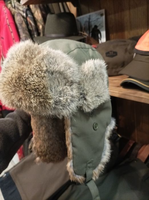 Czapka Harkila Alaska Hat Uszatka Futro Królika