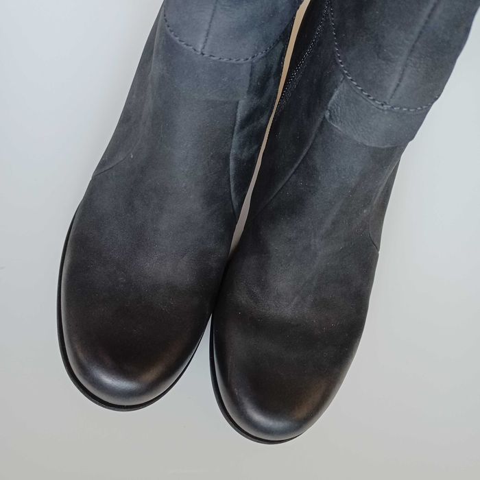 Kozaki ecco 40-41, wkładka 27cm skóra