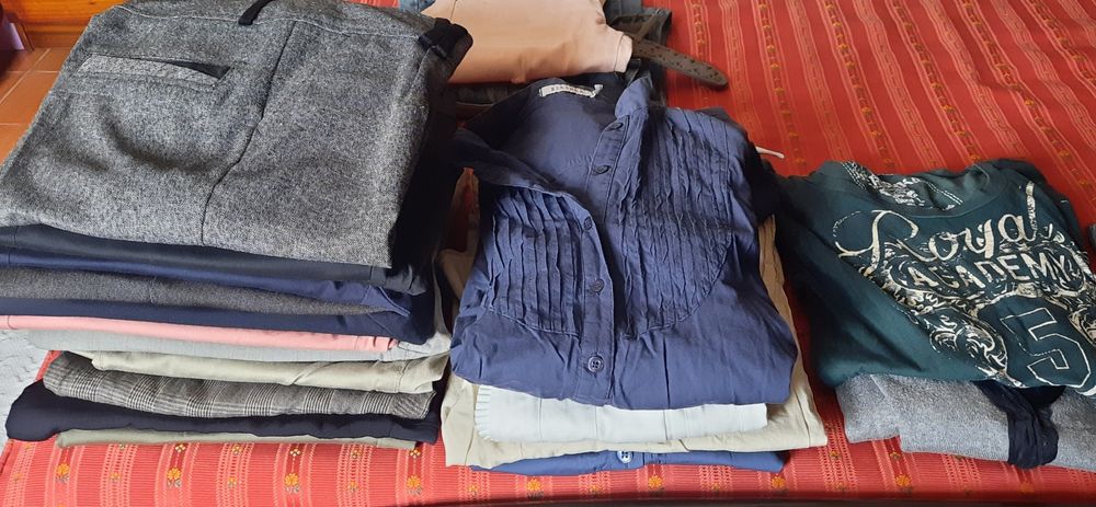 12 calças classicas 4 camisas