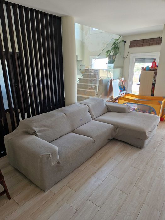 Chaise longue Antarte em pele ~310cm